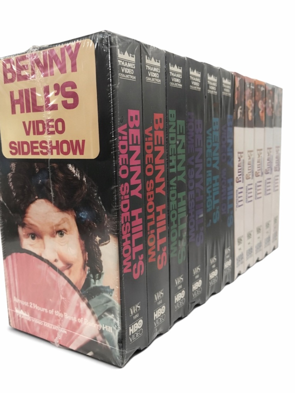 Sealed Benny Hill HBO Golden Laughs VHS Set 11 Tape Collection) Rare Comedy Box